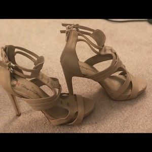Taupe High Heel Sandal
